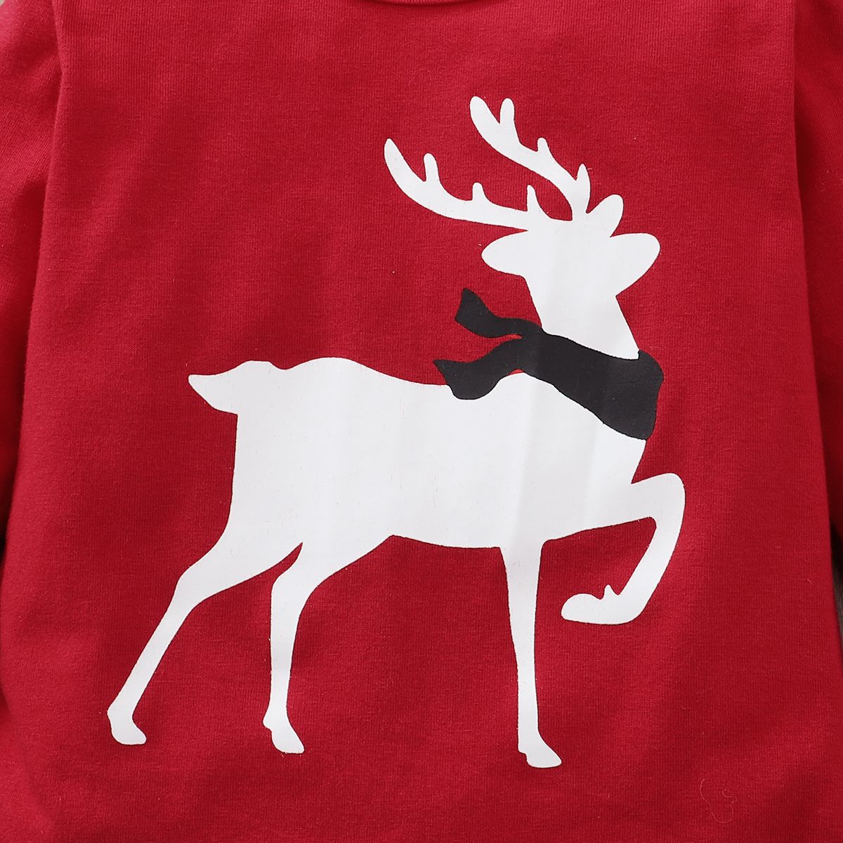 0-1 Year Newborn Baby XMAS Long Sleeve 3PCS Outfit Set With Cap