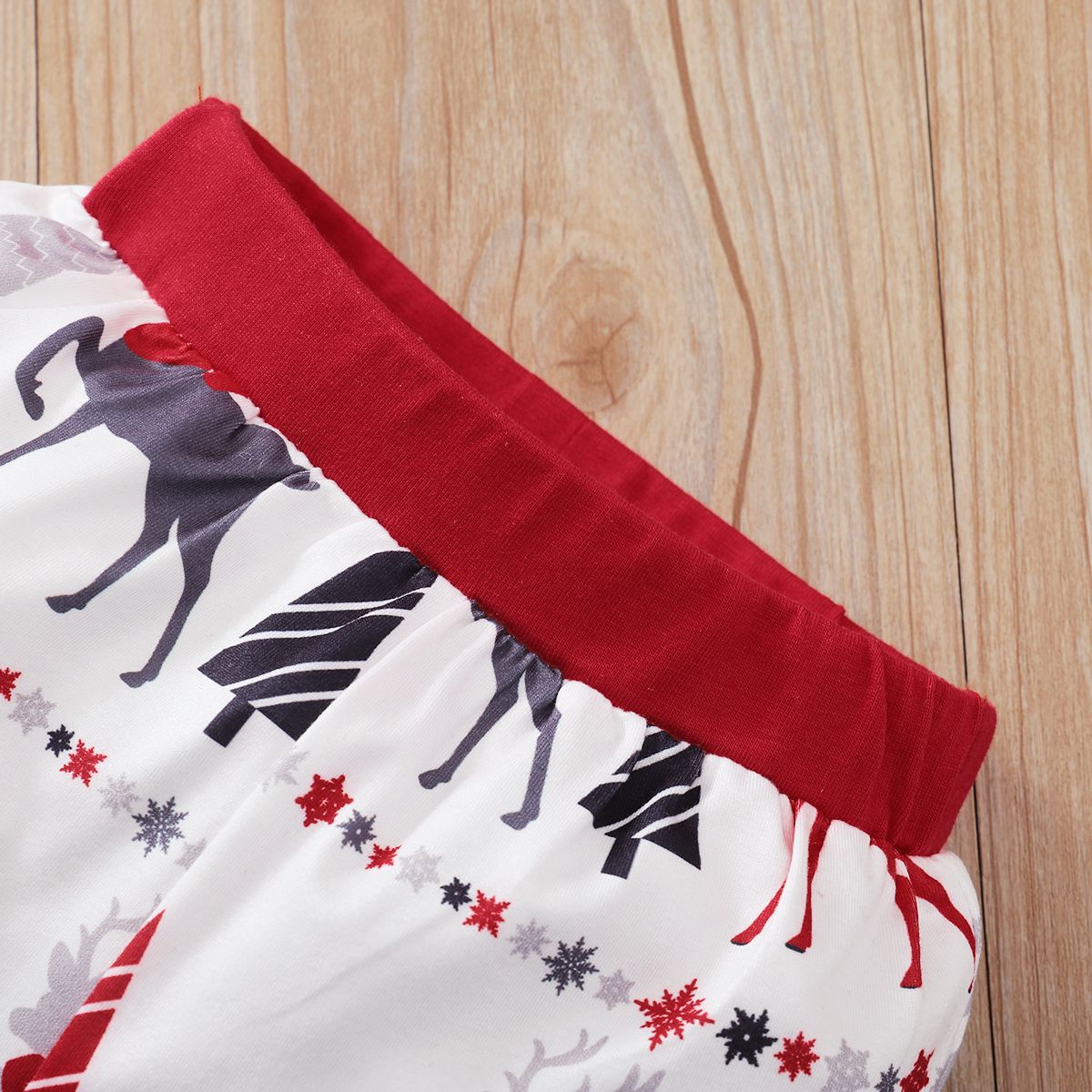 0-1 Year Newborn Baby XMAS Long Sleeve 3PCS Outfit Set With Cap