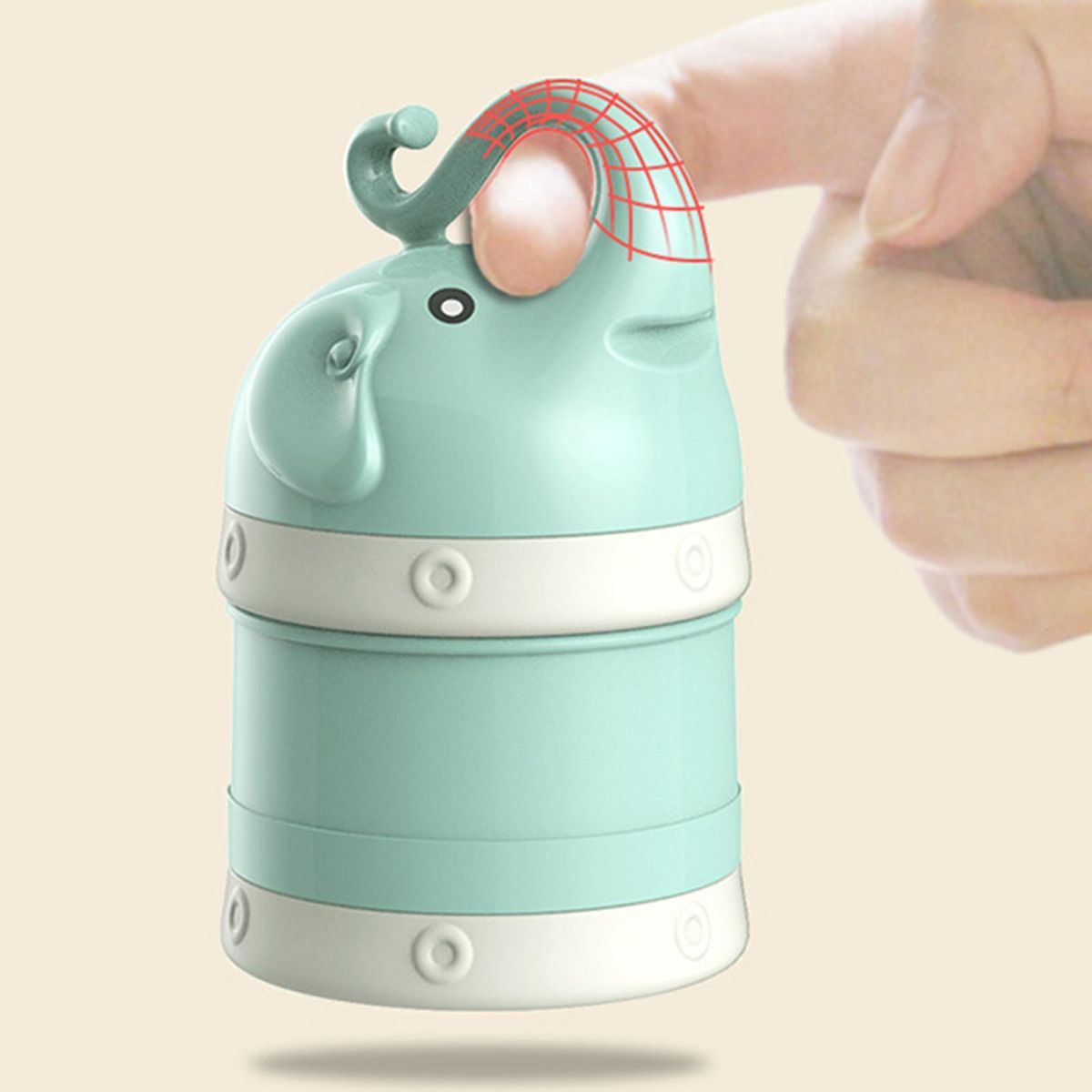 Baby Milk Powder Formula Dispenser  Snack Green