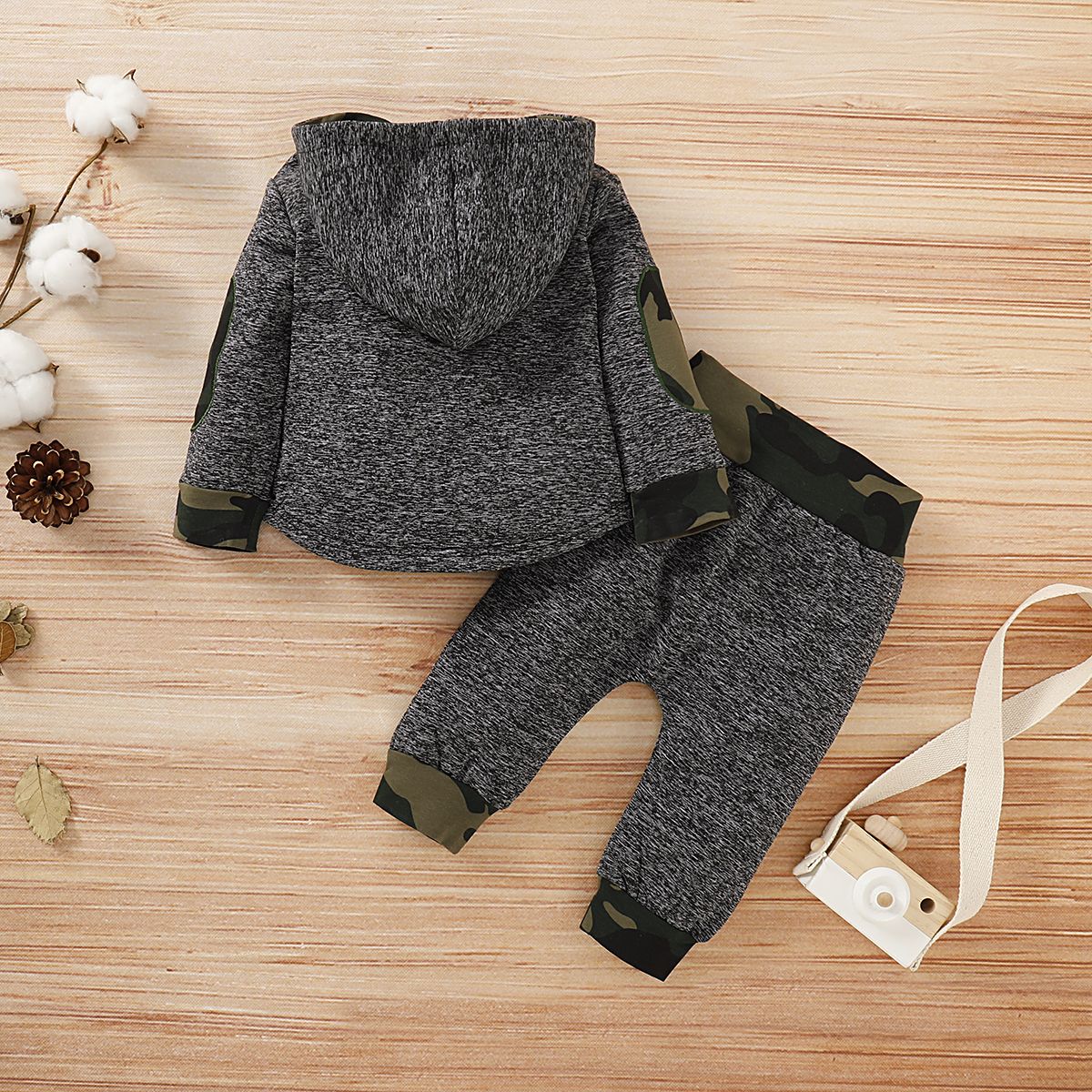 0-3 Years Infant Baby Boy 2PCS Set/Long Sleeve Cotton Hoodie+Pants