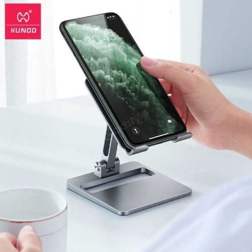 Folding Metal Holder For Mobile Phone And Tablet