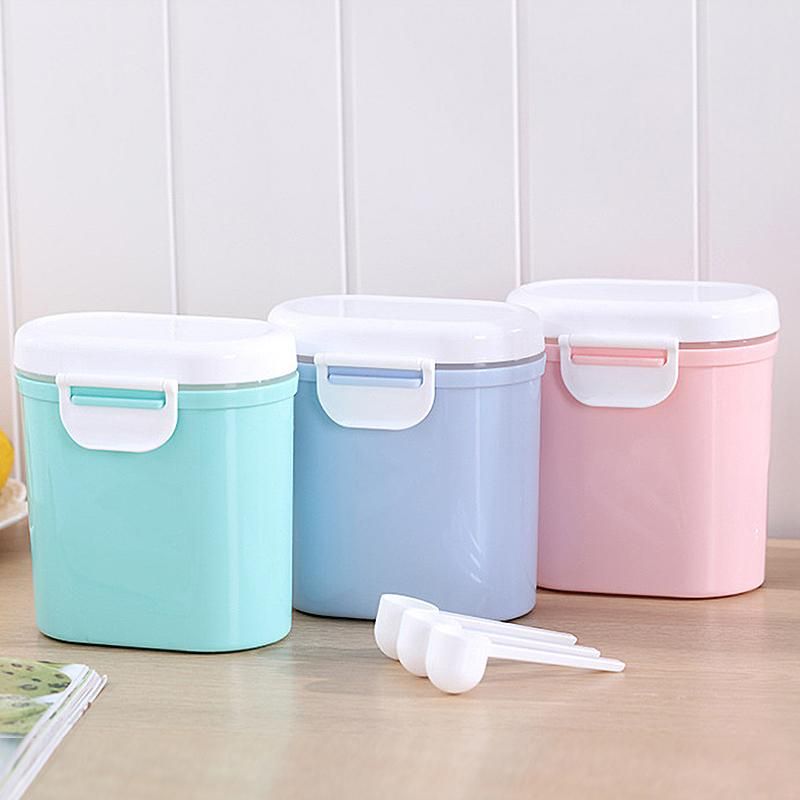 Portable Baby Formula Milk Case Box With, -