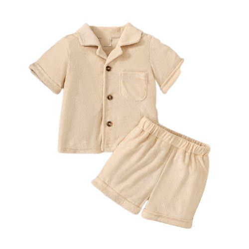 0-3Years Toddler Baby Boy Polo Short Sleeve T-shirt+Shorts