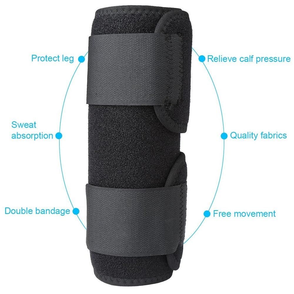 1Pcs Calf Shin Support Brace, Adjustable Calf Brace Compression Leg Sleeve Wrap