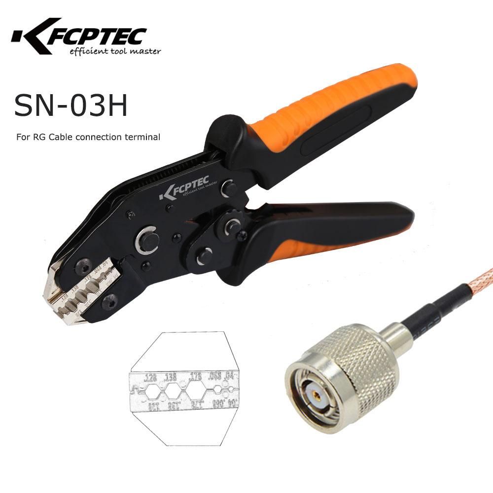Hand Crimping Tool for RG Coaxial Cable Connector Crimp