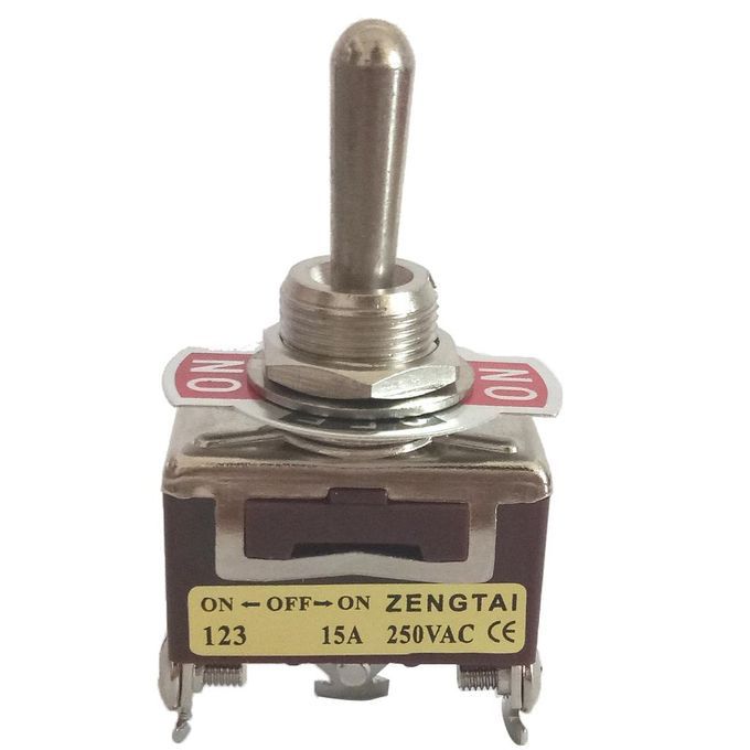 2xToggle Switch, SPDT On/Off/On 3 Position 3 Pins Momentary, AC 250V