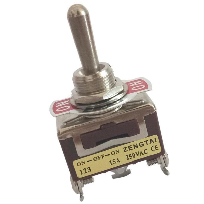 2xToggle Switch, SPDT On/Off/On 3 Position 3 Pins Momentary, AC 250V