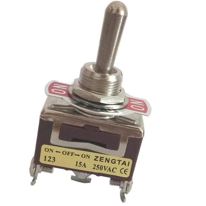 2xToggle Switch, SPDT On/Off/On 3 Position 3 Pins Momentary, AC 250V