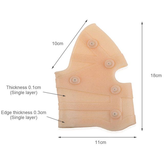 Magnetic Therapy Knee Pads Silicone  Arthritis Pressure Corrector Massage Pain Relief Arthritis Knee Patella Sleeve(#1PC Knee Brace)