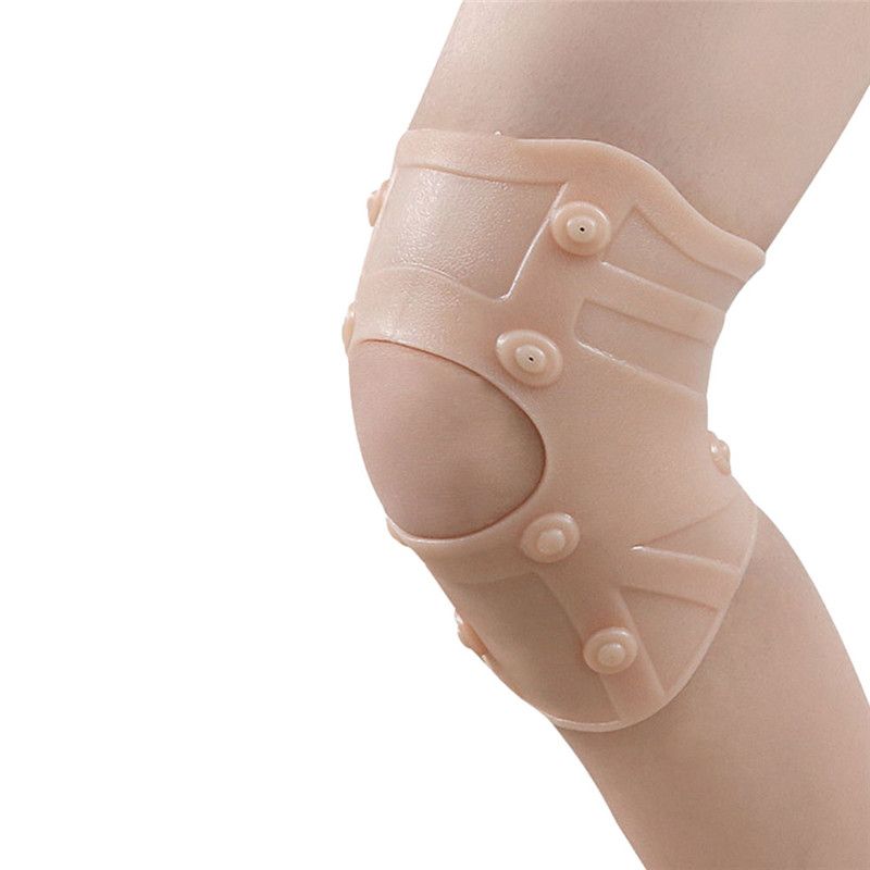 Magnetic Therapy Knee Pads Silicone  Arthritis Pressure Corrector Massage Pain Relief Arthritis Knee Patella Sleeve(#1PC Knee Brace)