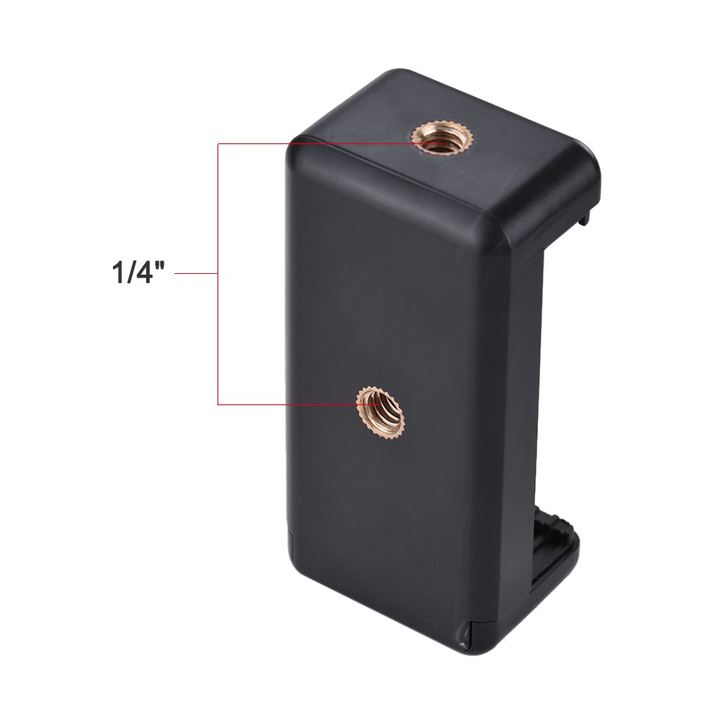 Adjustable Phone Holder Clip Bracket Clamp Mount With 1/4"