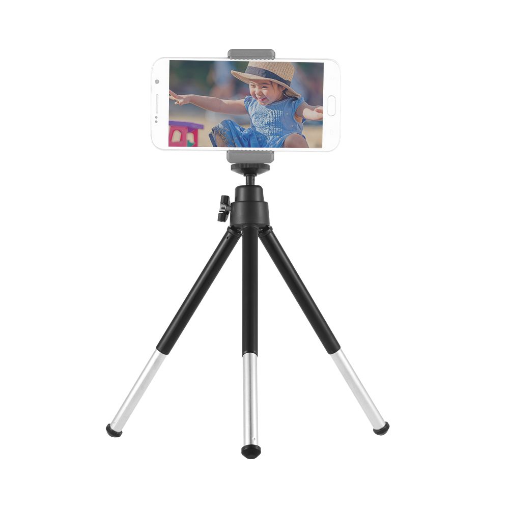 Mini Tripod 2-Section Extendable Desktop Tripod Stand Holder