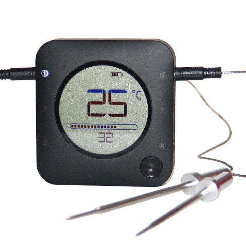 Wireless BT Barbecue Thermo-meter Probe Baking Thermo-meter