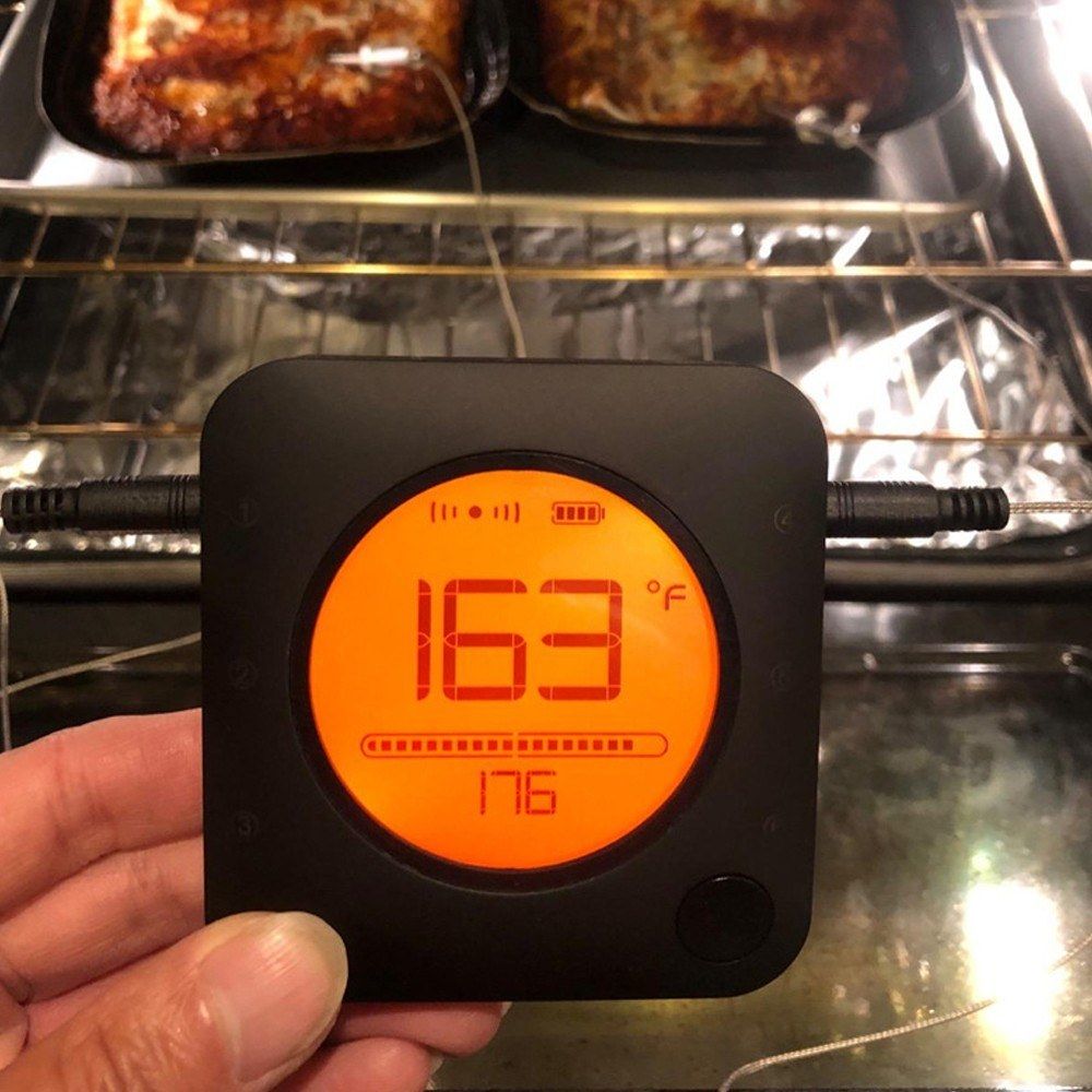 Wireless BT Barbecue Thermo-meter Probe Baking Thermo-meter
