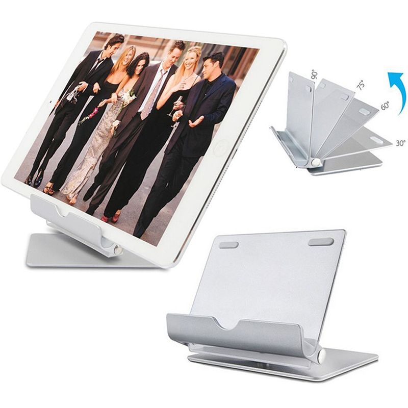 Tablet Holder 4-12""foldable Aluminum 360 Degrees R