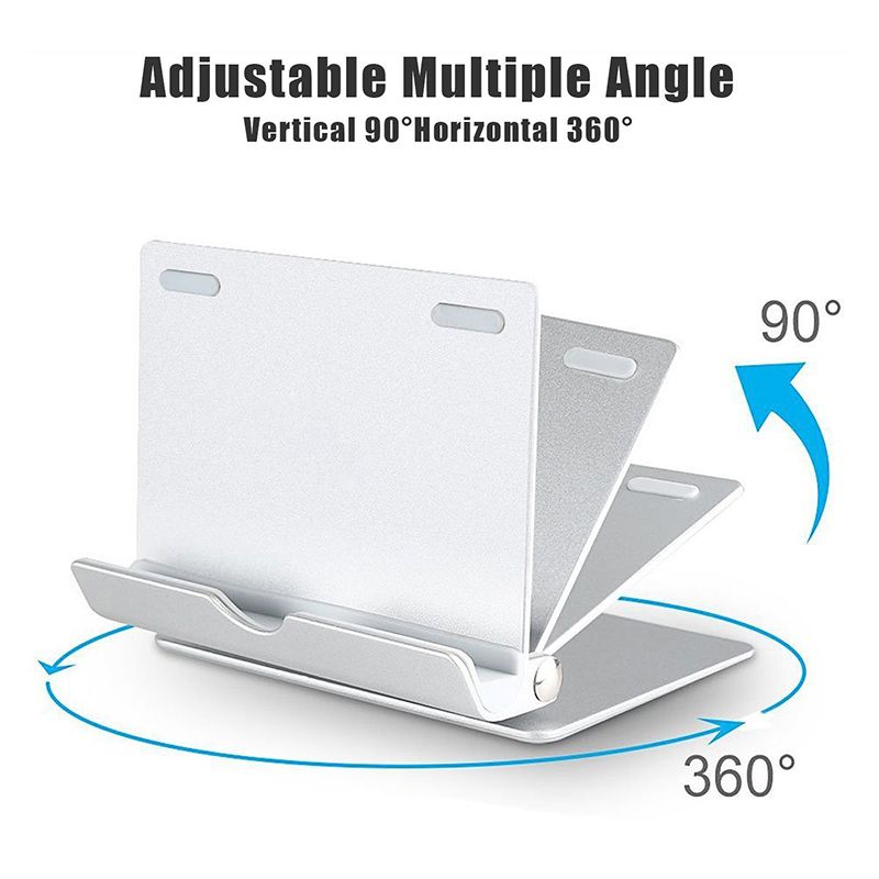 Tablet Holder 4-12""foldable Aluminum 360 Degrees R