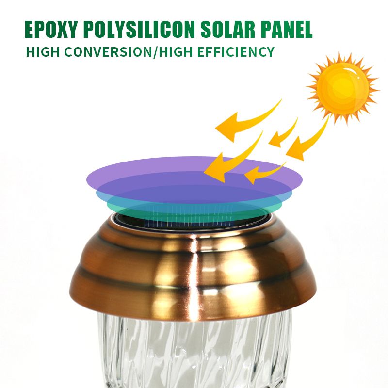 Garden Light Outdoor Solar Powered Lamp