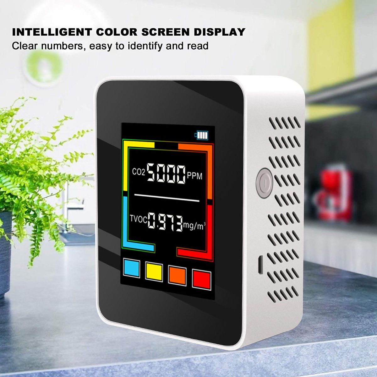 CO2 Detector Air Quality Monitor TVOC Detector CO2 Meter