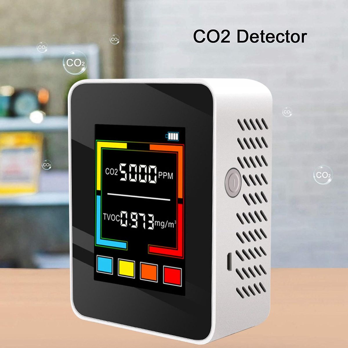 CO2 Detector Air Quality Monitor TVOC Detector CO2 Meter