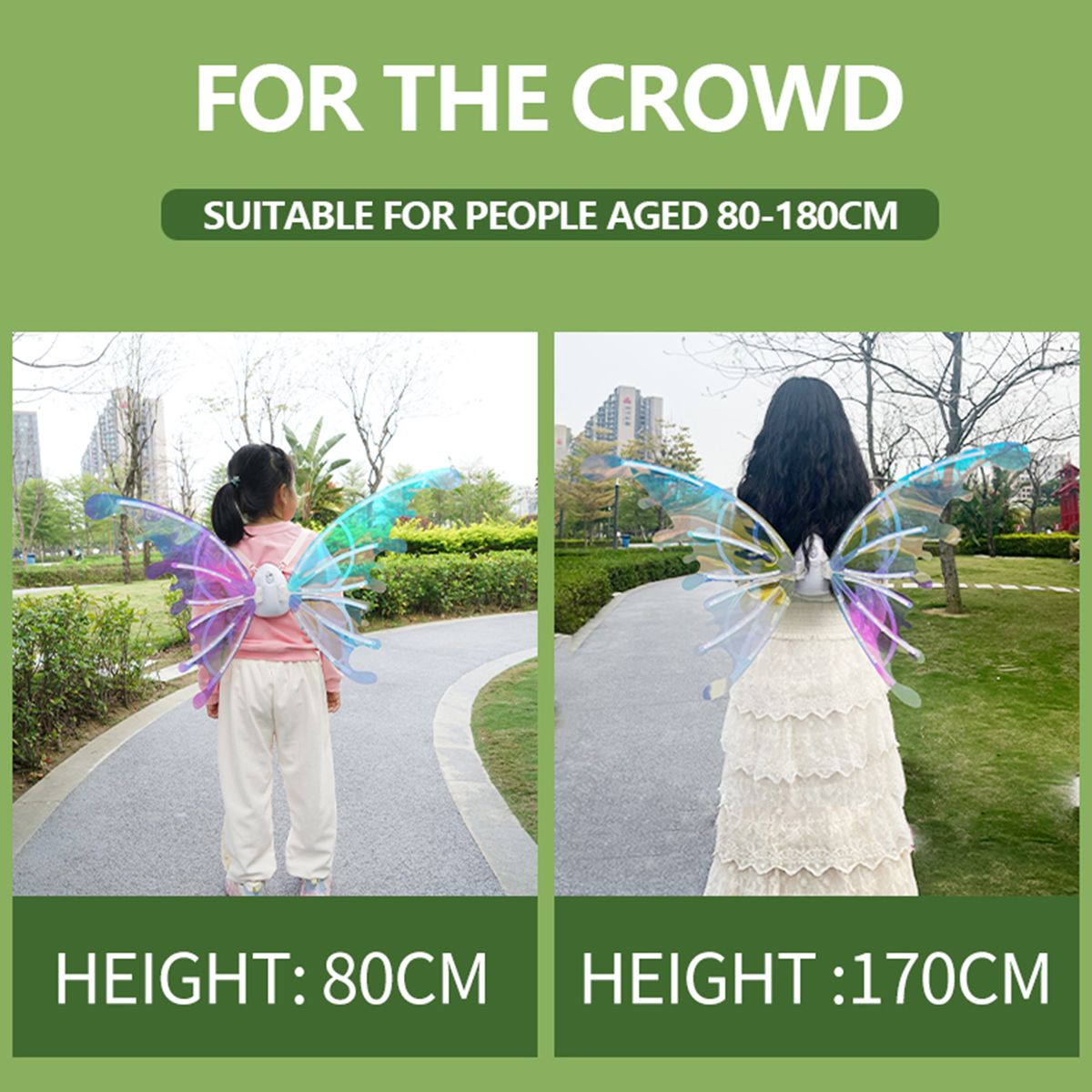 Elf Wings Fairy Wings Costume Accessory For Women Kid Girl