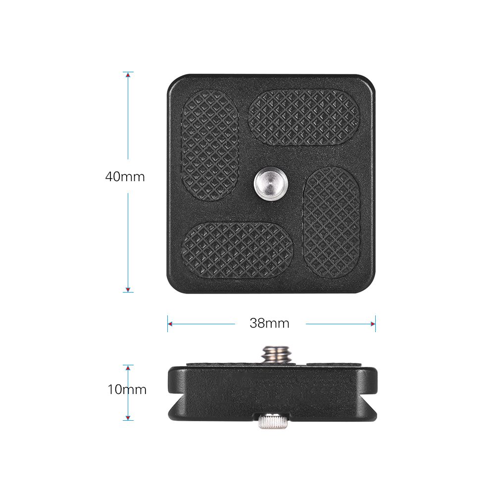 40*38mm Size Aluminum Alloy Universal Quick Release Plate