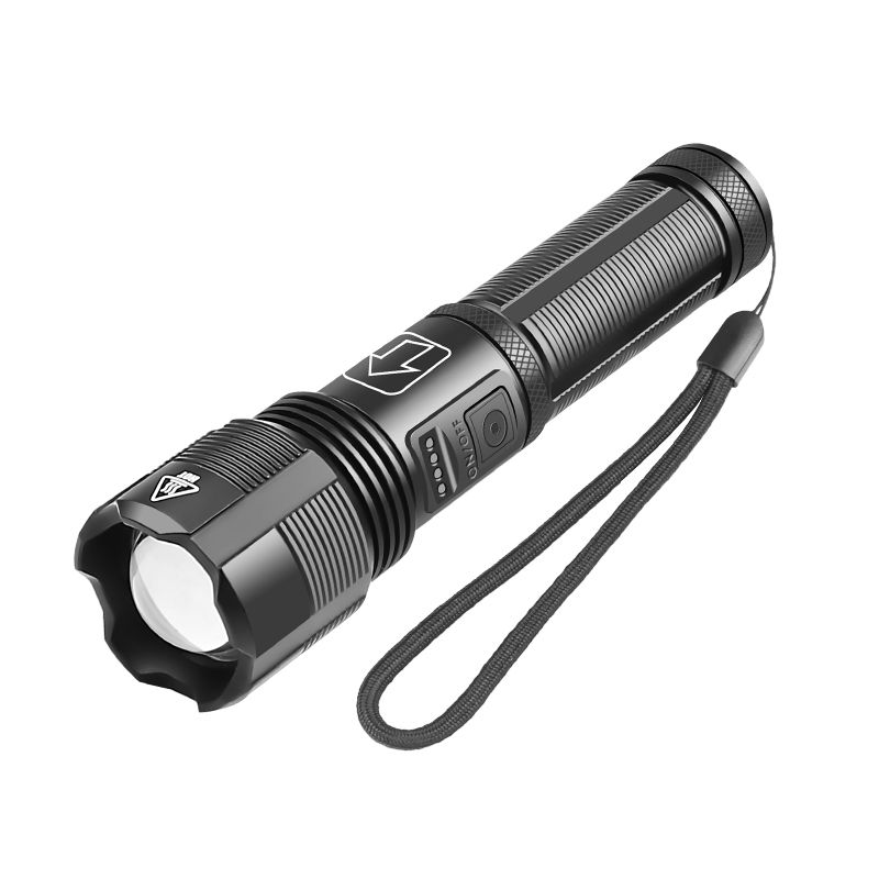 XANES XHP50 1800lm Powerful Zoomable Flashlight Kit With 186