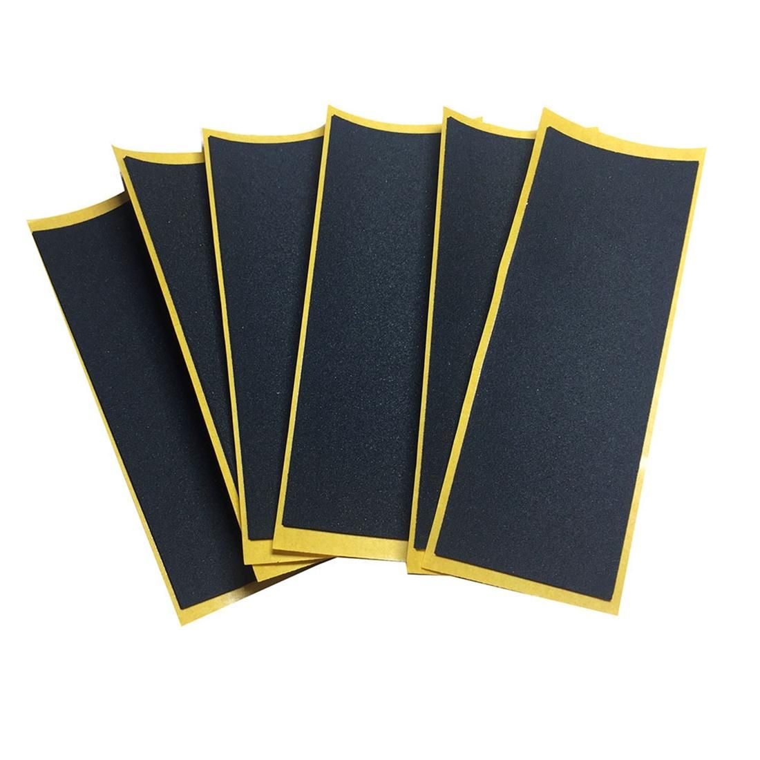20PcsLot Black Fingerboard Deck Uncut Tape Stickers Black Foam Grip Tape Stickers 38mmx110mm