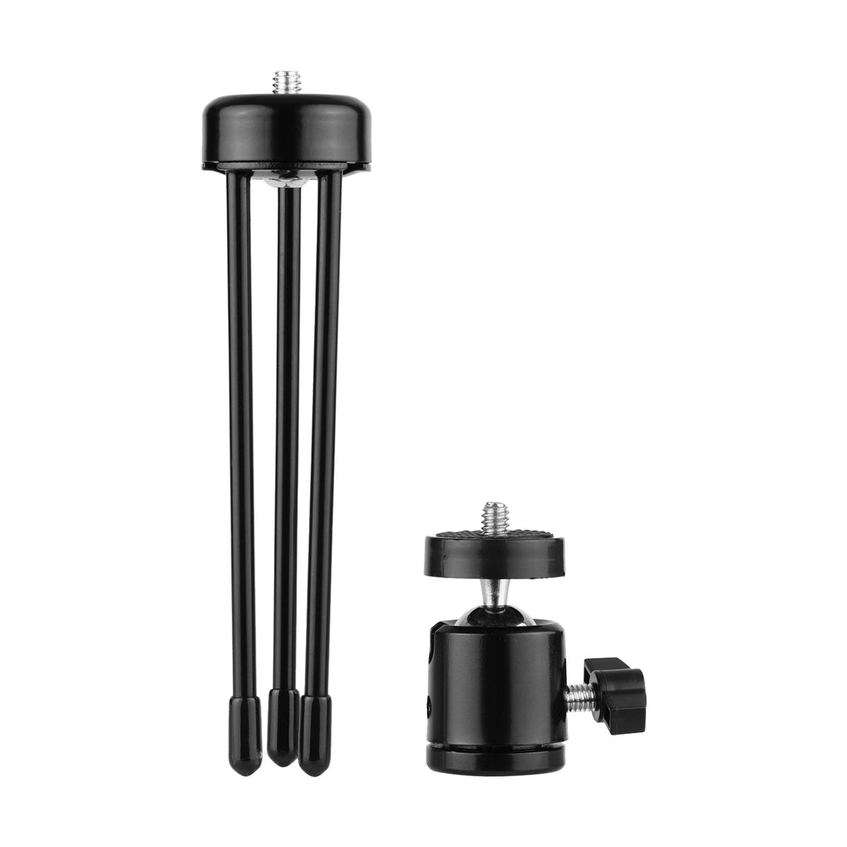 Table Ball Head Tripod Kit 360 Degree Rotatable U-shape Slot