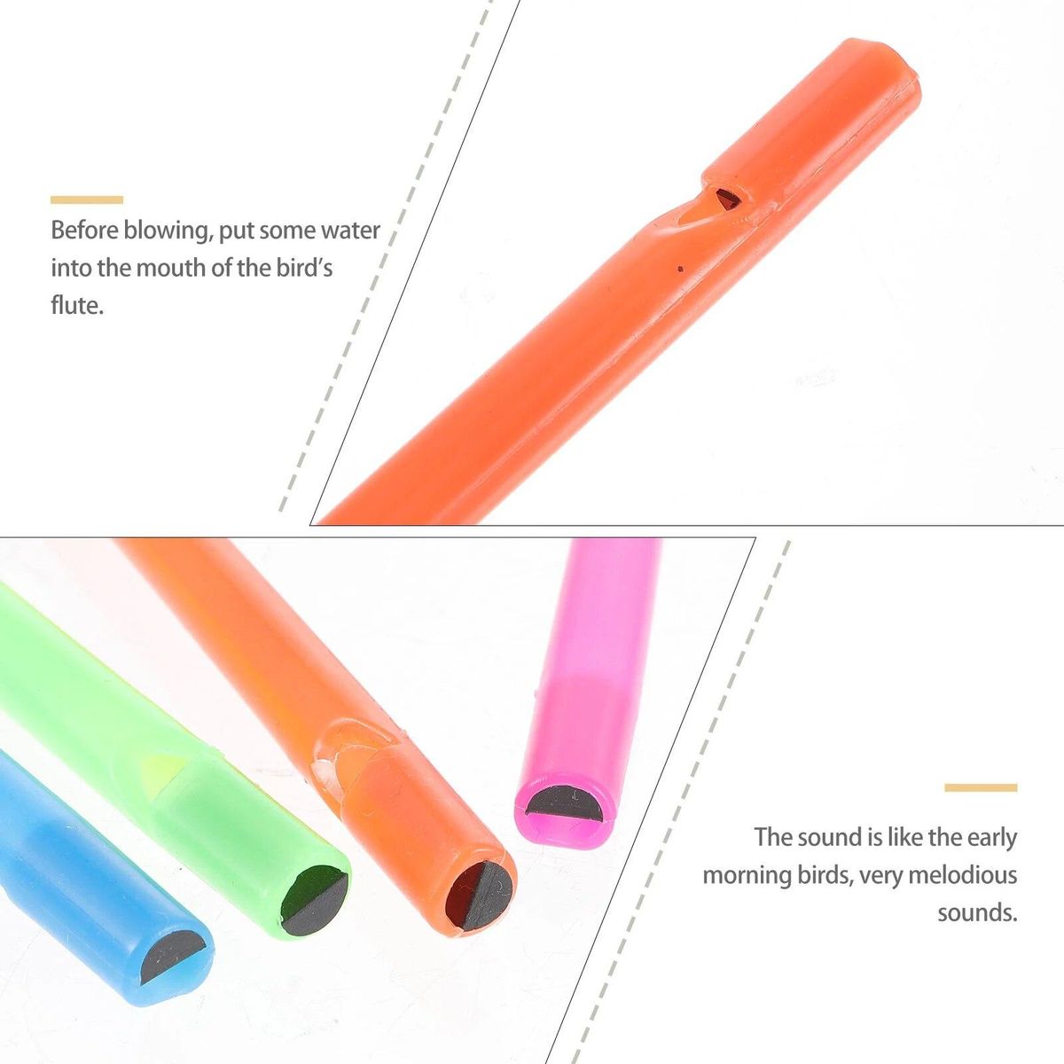 35 Pcs Rose Virbrater Women Mini Bird Whistle Educational Birdcall Flute Plaything Instrument Man