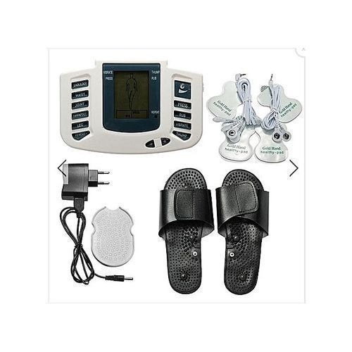 Digital Acupuncture Therapy Massager. Slimming Body Stimulator  Machine +Therapy Slippers.