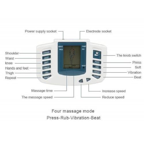 Digital Acupuncture Therapy Massager. Slimming Body Stimulator  Machine +Therapy Slippers.
