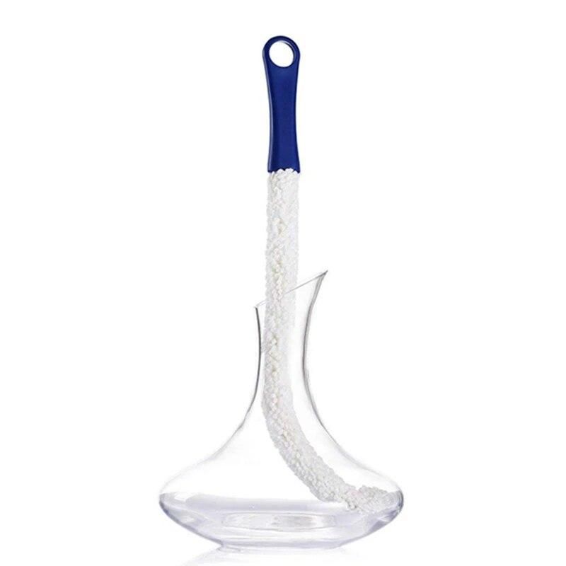 Bottle Cleaning Brush - Set of 2 Flexible Bottle Scourer - Multi-Function Household Cleaning Tools for Cleaning of Wine Decant