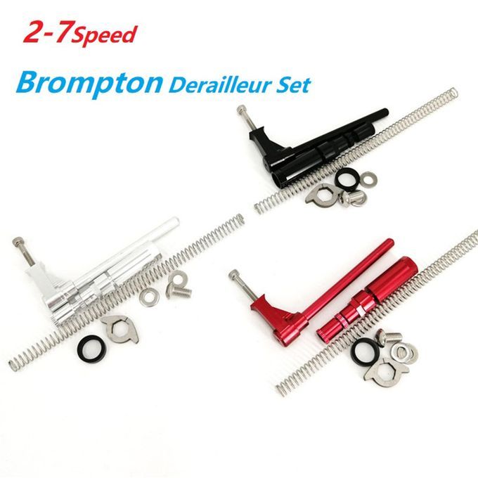 Bike Derailleur Set Chain Pusher Spring Cable Anchorage For  Black
