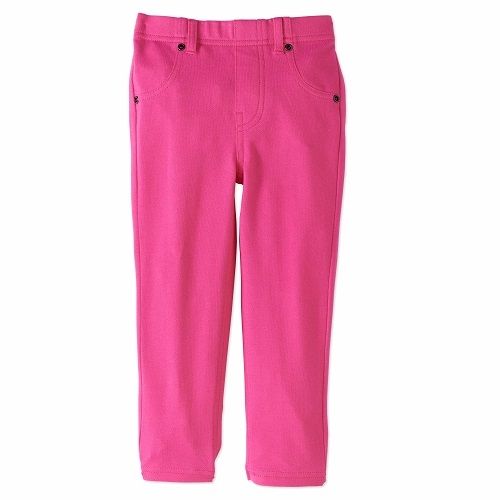 Girls Toddler Solid Jeggings- Pink