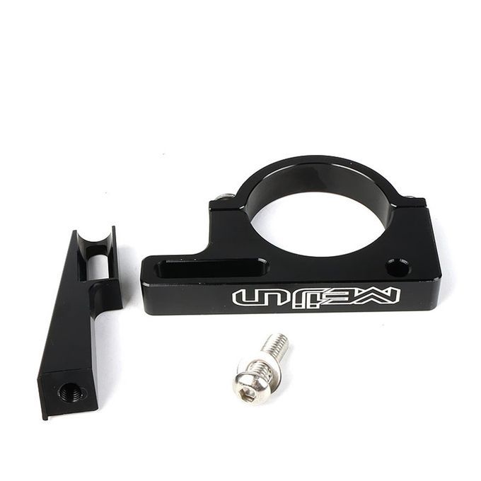 Bi Y Le Front Derailleur Adapter Seat   Aluminum Alloy Front Derailleur  Onversion    For Foldable Bike 1 Pie E-black