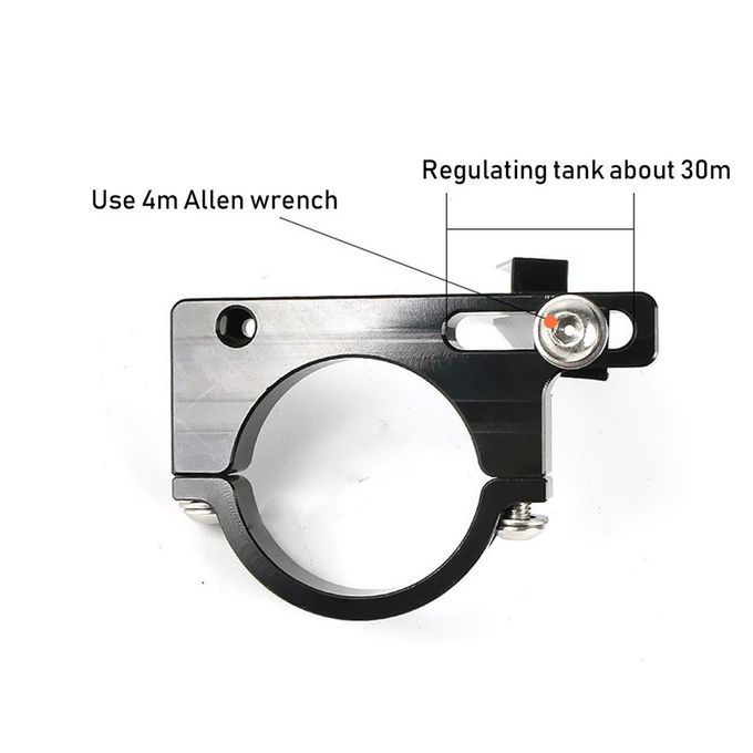 Bi Y Le Front Derailleur Adapter Seat   Aluminum Alloy Front Derailleur  Onversion    For Foldable Bike 1 Pie E-black
