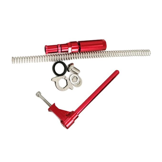 Bike Derailleur Set Chain Pusher Spring Cable Anchorage For  Red Red
