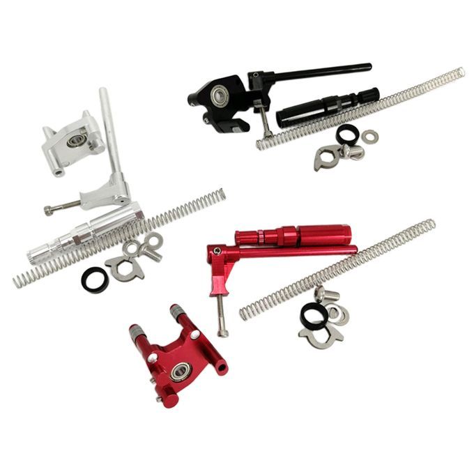 Bike Derailleur Set Chain Pusher Spring Cable Anchorage For  Red Red