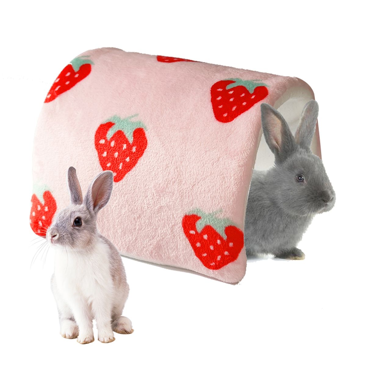 Bunny Hideout Small Animal Hideout House Toy Pink