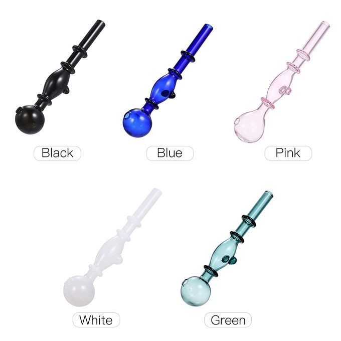 Transparent Smoking Pipe Holder Oil Burner Glass Pipe