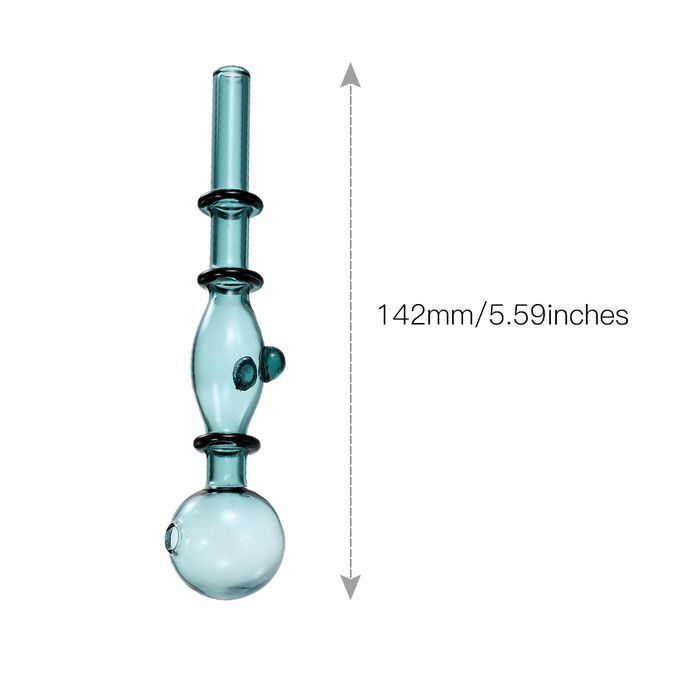 Transparent Smoking Pipe Holder Oil Burner Glass Pipe