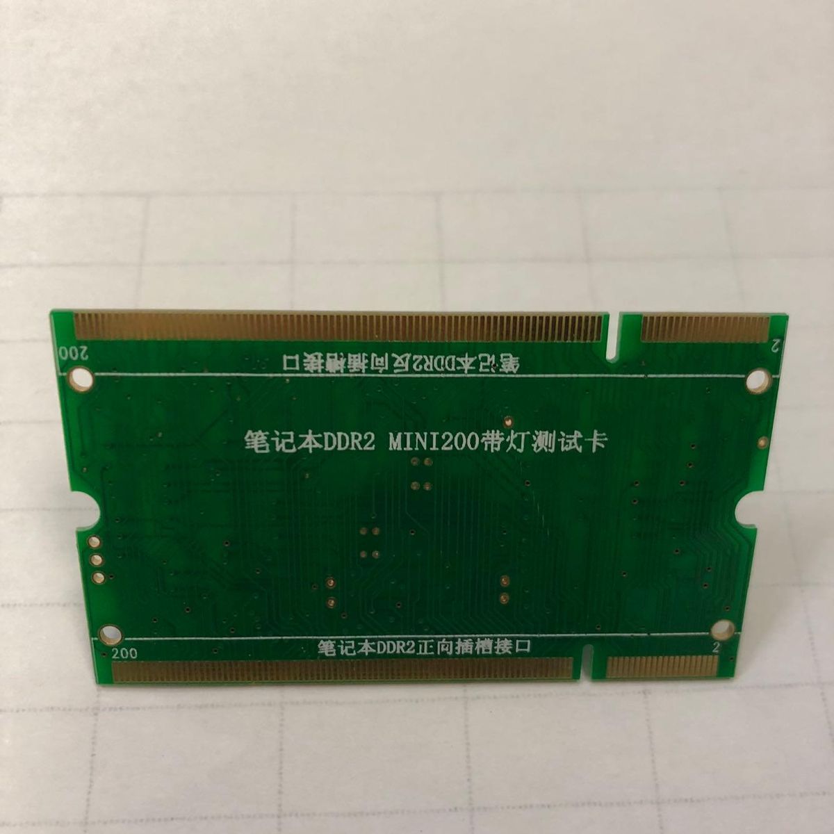 1Pcs Laptop Memory DDR2 Dual Illuminated Test Card Pros and