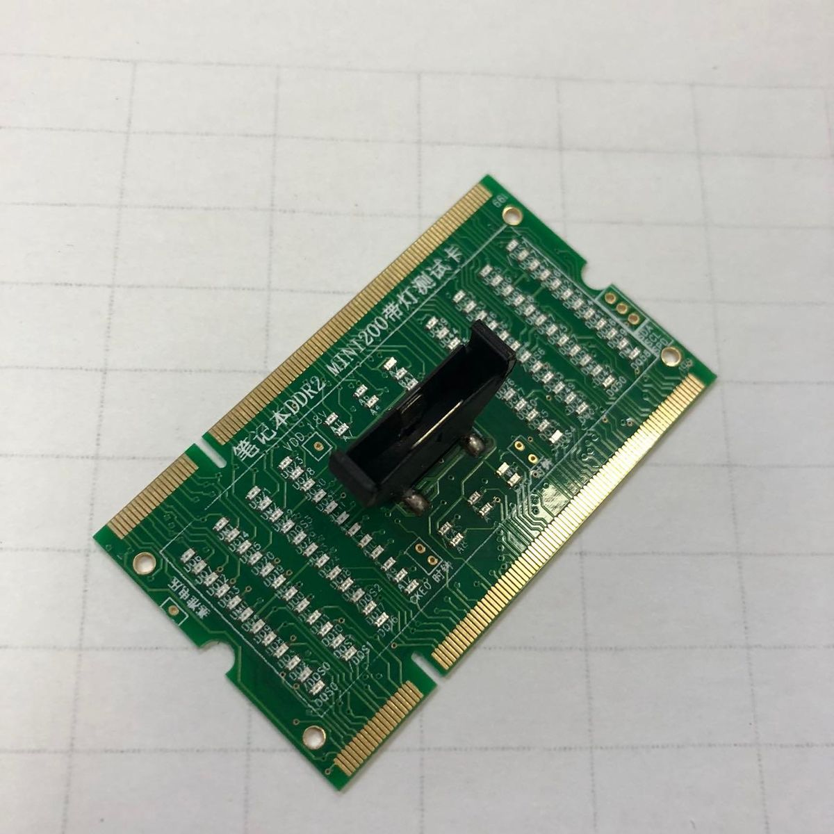 1Pcs Laptop Memory DDR2 Dual Illuminated Test Card Pros and