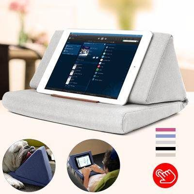 Laptop Tray Lap Desk Cushioned Portable Computer Reading Writing Table Light Wood Grain