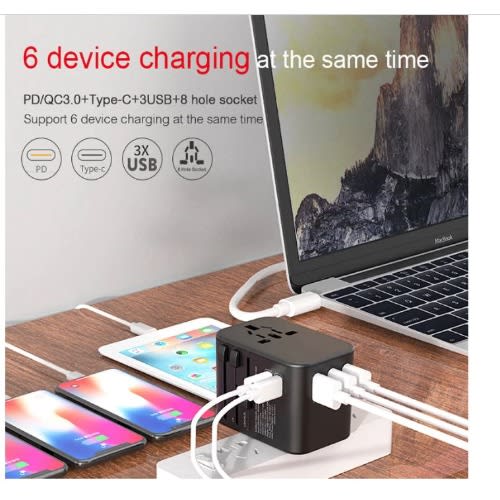Type C 33.5w Pd Quick Charger Usb Universal Travel Adapter