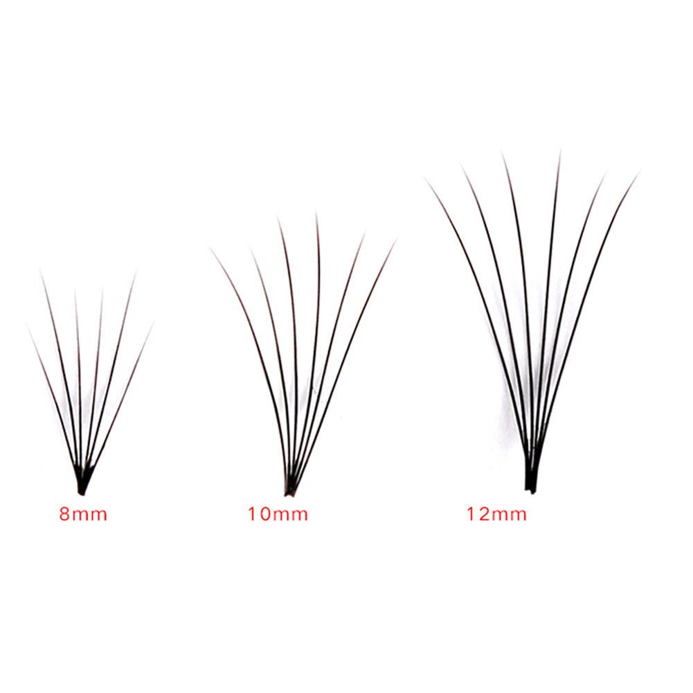 57 Pcs Individual False Eye Lashes 8 10 12mm Black Eyelashes Extension Cluster