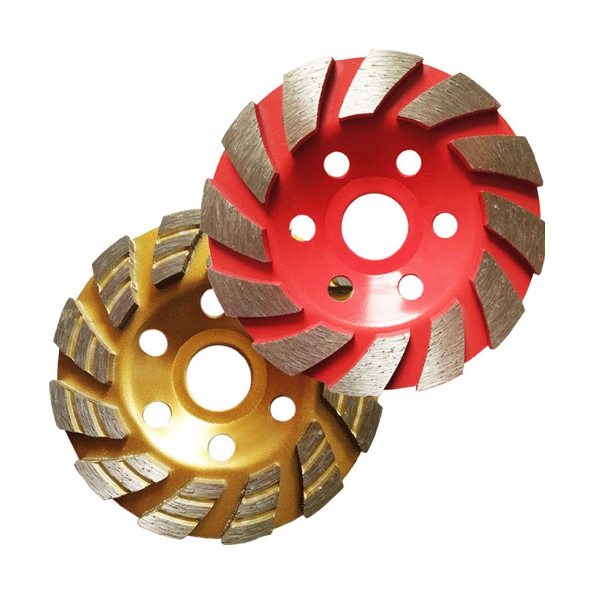 Diamond Angle Grinder Grinding Disc 100mm Cement Stone Concrete Bowl Grinding Disc Cutting Disc Tool Yellow