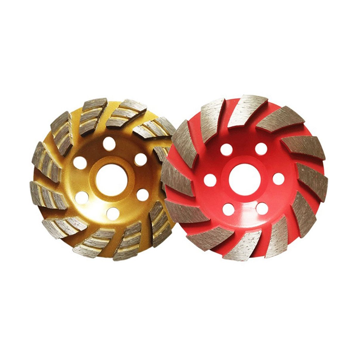 Diamond Angle Grinder Grinding Disc 100mm Cement Stone Concrete Bowl Grinding Disc Cutting Disc Tool Yellow