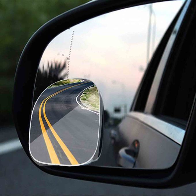 2Pcs/Set Rear View Mirror High Clarity Wide Angle Mini 360-
