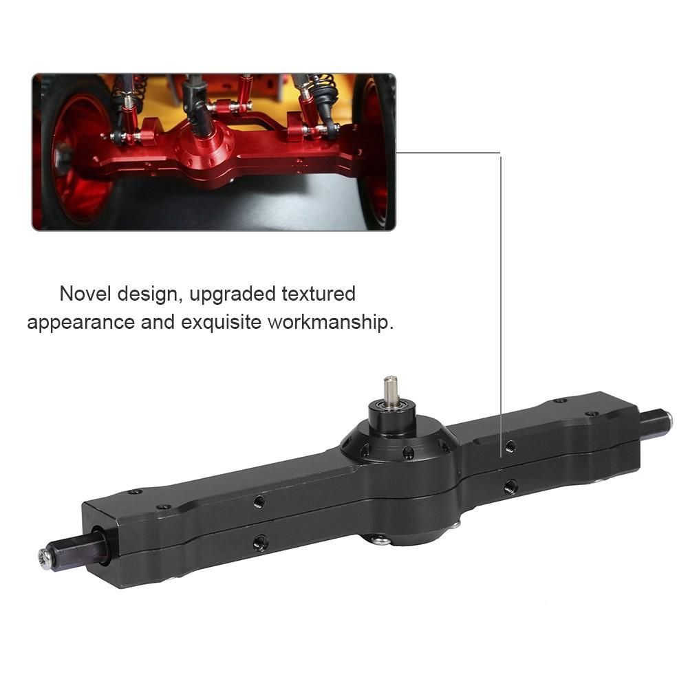 Aluminum Alloy Full Rear Axle for D90 MN-90 MN-99 MN-91 FJ-45 RC Car 1/12 Rock Crawler Upgrade Parts